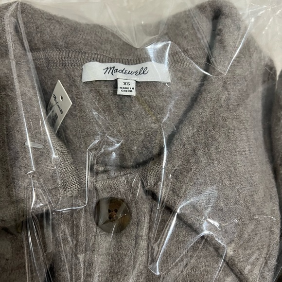 Madewell Boiled Wool Bridgman Sweater-Jacket - Picture 4 of 7